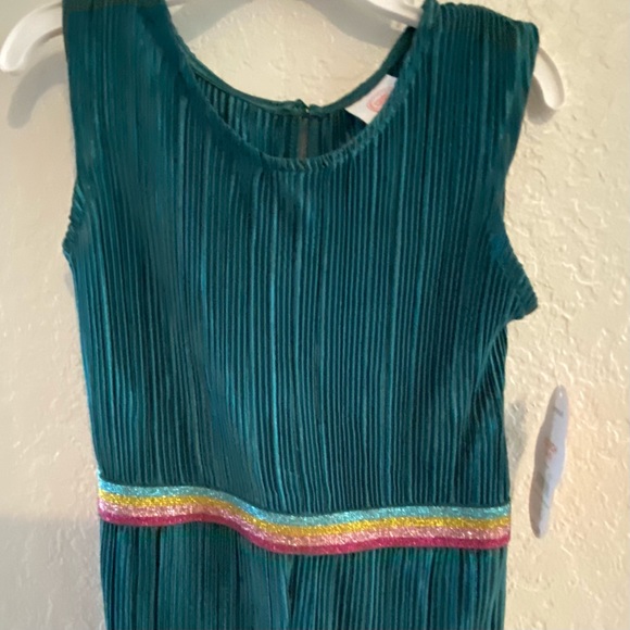 Girls Stretch Bodre Pleated Jumpsuit - Picture 5 of 9